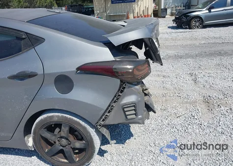 2011 Hyundai Elantra Limited (Ulsan Plant) из США, поврежденный, VIN KMHDH4AE4BU135582